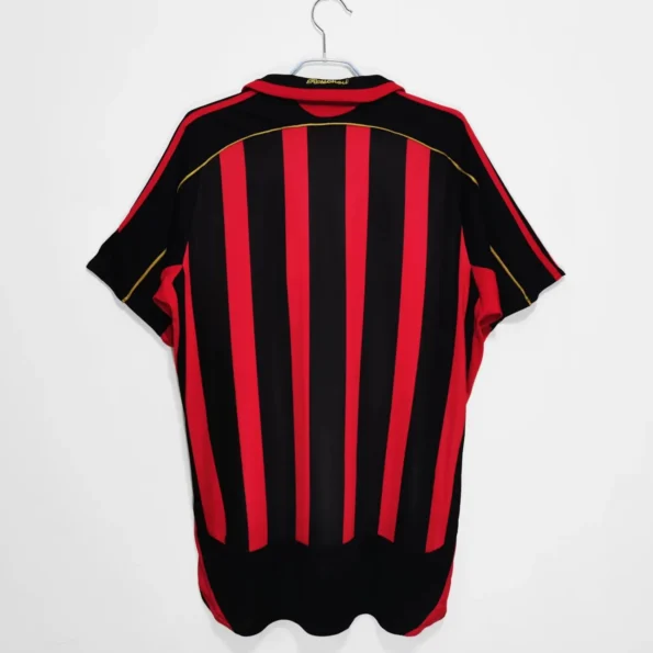 ac milan jersey back side