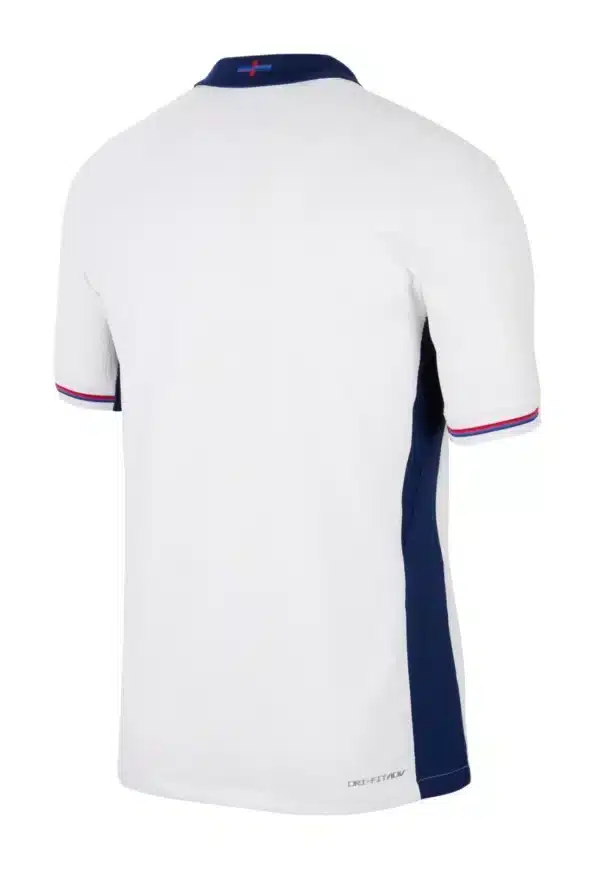 England football jersey home 24 25 back side